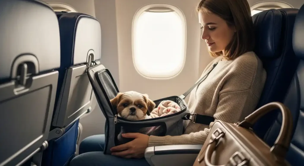 At the Airport and On the Plane