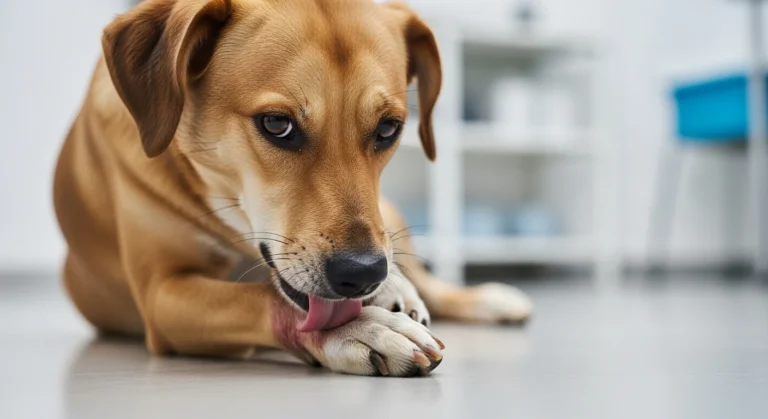 why is my dog chewing his paws