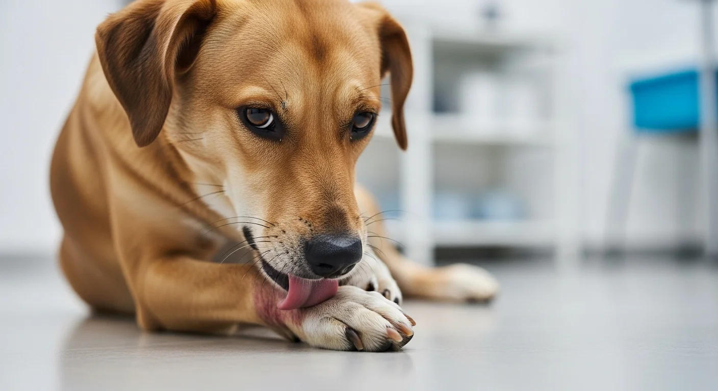 why is my dog chewing his paws