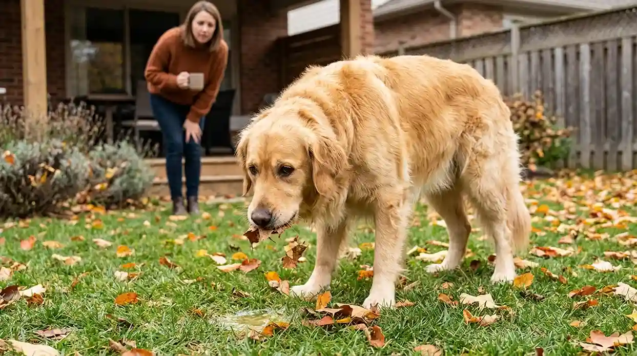 Why Does My Dog Eat Leaves and Then Throw Up